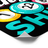 Bingo Player Das ist mein glücklicher Bingo Funny Poster (Ecke)