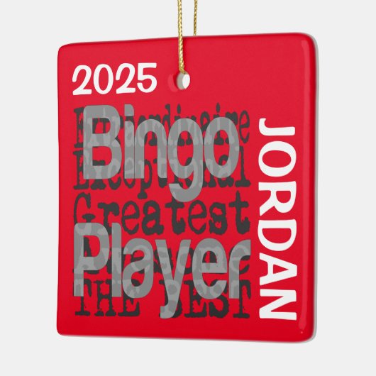 Bingo Player Extraordinaire CUSTOM Keramikornament (Links)