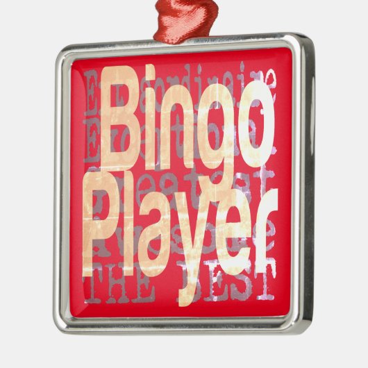 Bingo Player Extraordinaire Ornament Aus Metall (Links)