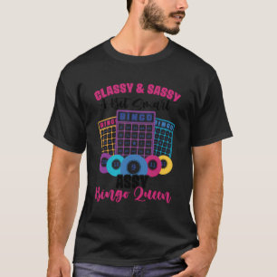 Bingo Player Gambling Lotterie Bingo Card Bingo Qu T-Shirt