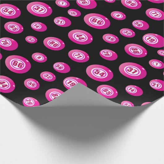 Bingo Player Rosa Balls Geschenkpapier (Ecke)