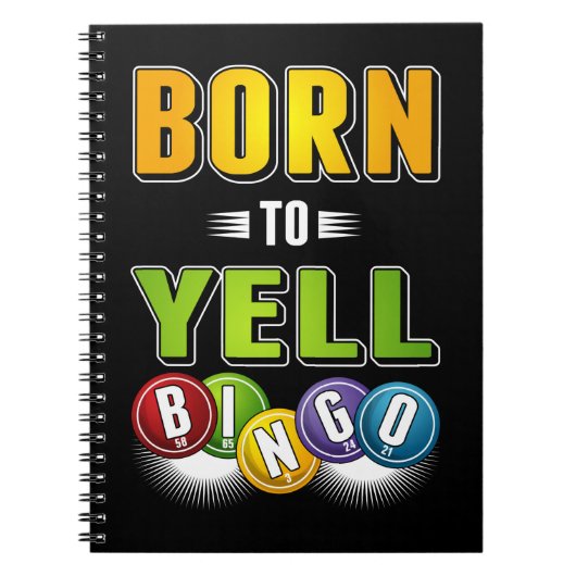 Bingo Player Spaß Men Funny Bingo Notizblock (Vorderseite)