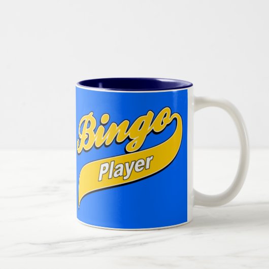 Bingo-Player-Tasse Zweifarbige Tasse (Rechts)