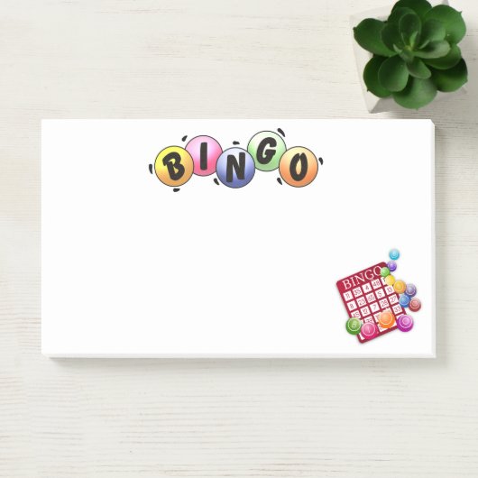 BINGO POST-IT KLEBEZETTEL (Büro)