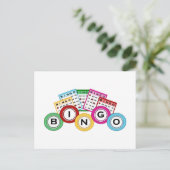 Bingo Postkarte (Stehend Vorderseite)
