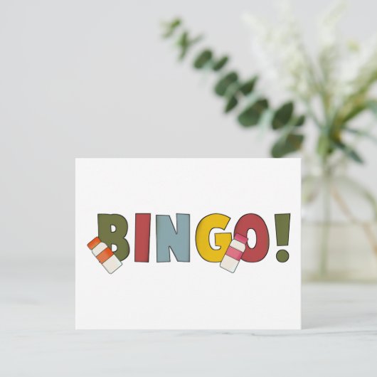 BINGO! POSTKARTE (Stehend Vorderseite)