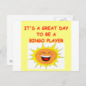 BINGO POSTKARTE (Vorne/Hinten)