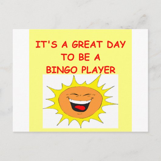 BINGO POSTKARTE (Vorderseite)