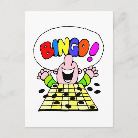 Bingo Postkarte (Vorderseite)