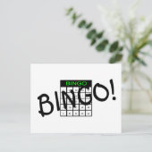 Bingo Postkarte (Stehend Vorderseite)