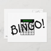 Bingo Postkarte (Vorne/Hinten)