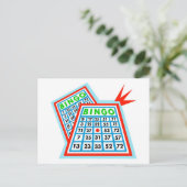 Bingo Postkarte (Stehend Vorderseite)