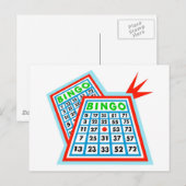 Bingo Postkarte (Vorne/Hinten)