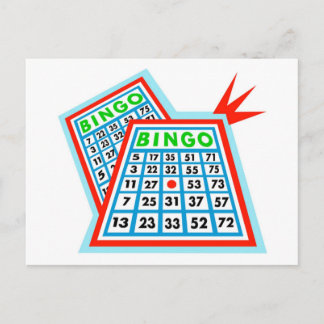 Bingo Postkarte