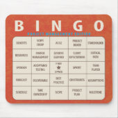 Bingo Project Management Edition Mousepad (Vorne)