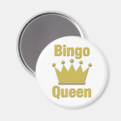 Bingo Queen Magnet (Vorderseite/Rückseite)
