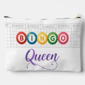 Bingo Queen Makeup Tote Bag Zubehörtasche (Rückseite)