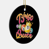 Bingo Queen Player Women Keramik Ornament (Rechts)