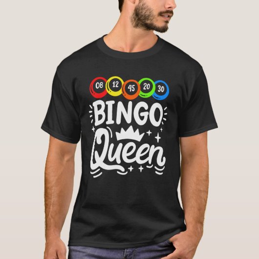 Bingo Queen T-Shirt (Vorderseite)