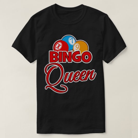 Bingo Queen T-Shirt (Design vorne)