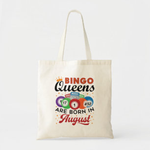 Bingo Queens ist im August Geboren Tragetasche