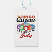 Bingo Queens ist im Juli Geboren Geschenkanhänger (Rückseite)