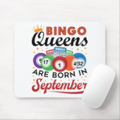 Bingo Queens ist im September Geboren Mousepad (Mit Mouse)