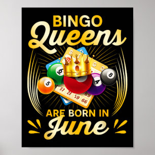 Bingo Queens sind Geboren im Juni Weihnachtsfest X Poster