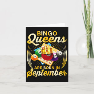 Bingo Queens Werden Im September Geboren Vintage W Karte