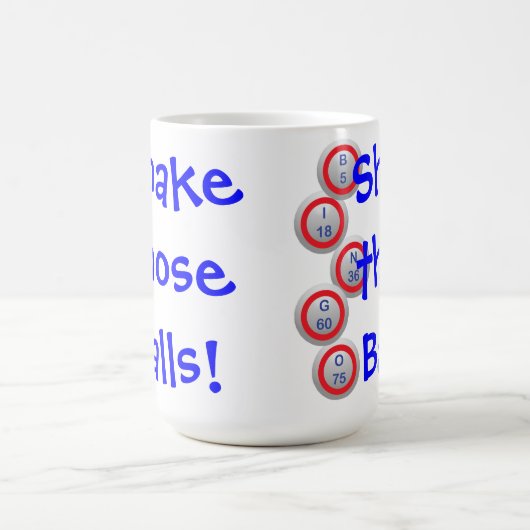Bingo rütteln sie Anrufer Kaffeetasse (Mittel)