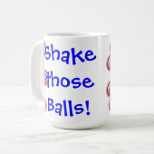 Bingo rütteln sie Anrufer Kaffeetasse (Vorderseite Links)