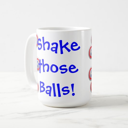 Bingo rütteln sie Anrufer Kaffeetasse (Vorderseite Links)