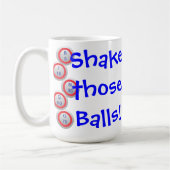 Bingo rütteln sie Anrufer Kaffeetasse (Links)
