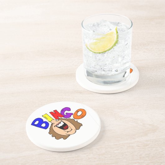 Bingo Sandstein Untersetzer (Seite)