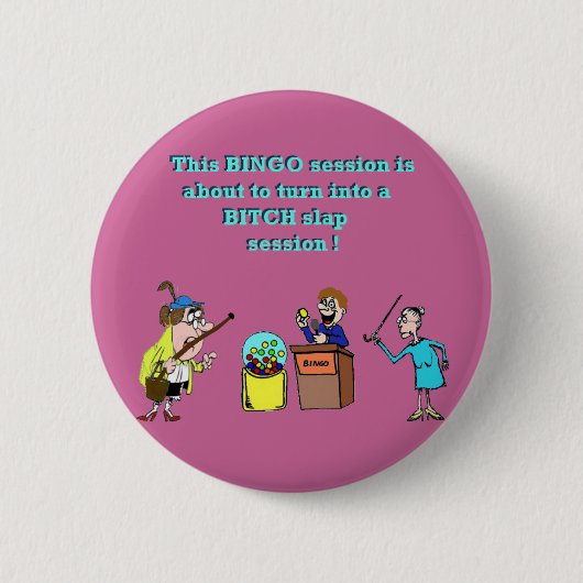 Bingo schlecht gegangen button (Vorderseite)