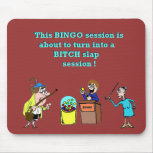 Bingo schlecht gegangen mousepad
