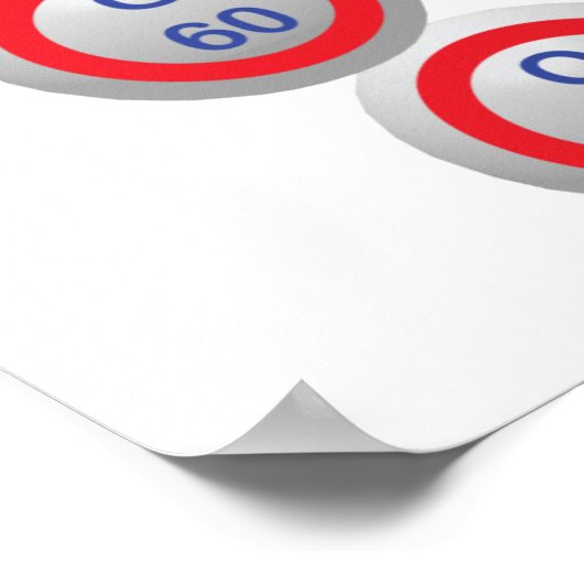 Bingo! Schütteln Sie die Balls! Poster (Ecke)