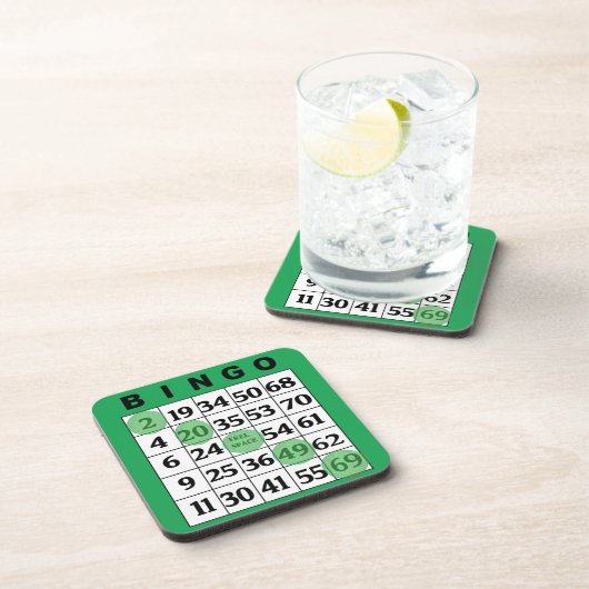 BINGO Set Sammeln Sie alle Farben Getränkeuntersetzer (Rechte Seite)