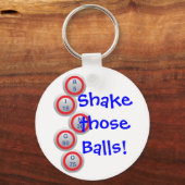 Bingo Shake Schlüsselanhänger (Vorderseite)