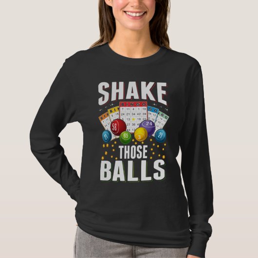 Bingo Spaß Men Funny Bingo Player T-Shirt (Vorderseite)