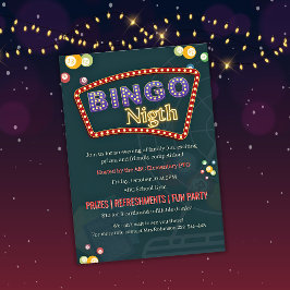 BINGO-Spendenkarte Schule Gemeinschaft Spaßparty Einladung