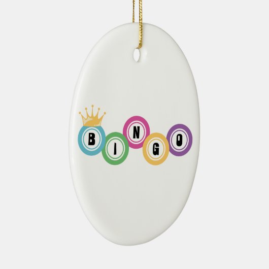 Bingo-Spiel Keramik Ornament (Rechts)