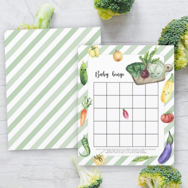 Bingo-Spiel mit der einheimischen Babydusche (Von Creator hochgeladen)