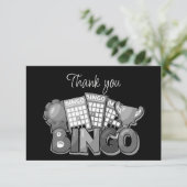 Bingo-Spiel Spiel Danke (Stehend Vorderseite)