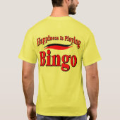 Bingo spielen T-Shirt (Rückseite)