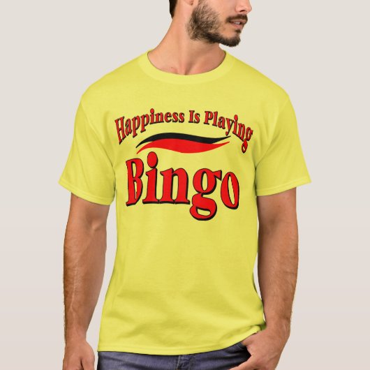 Bingo spielen T-Shirt (Vorderseite)