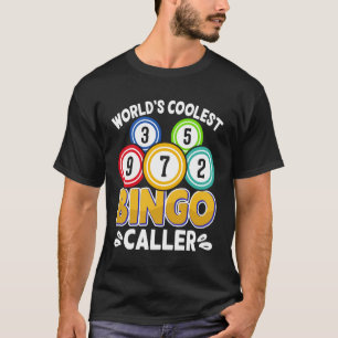 Bingo-Spieler-Design Bingo-Ansager Glücksspiel Bin T-Shirt