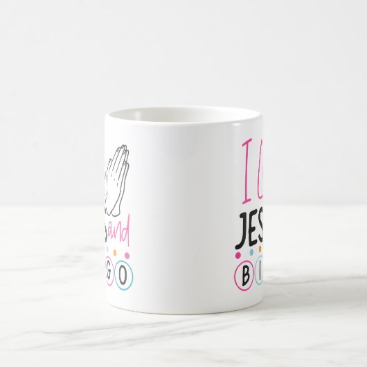 Bingo Spieler Jesus Faith Christlich Ich Liebe Jes Kaffeetasse (Mittel)