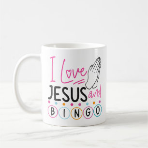 Bingo Spieler Jesus Faith Christlich Ich Liebe Jes Kaffeetasse