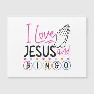 Bingo Spieler Jesus Faith Christlich Ich Liebe Jes Magnetkarte